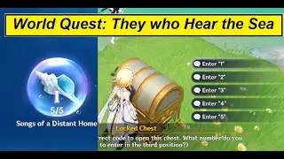 All 5 Conch Locations for Songs of Distant Home & They Who Hear the Sea Solution - Genshin Impact