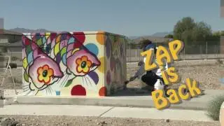 Lone Mountain Utility Boxes Painted as Part of Zap 9 Project