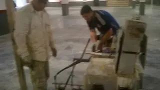 Demarcaci&oacute;n vial en caliente pintura termoplastica