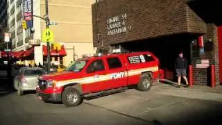FDNY Manhattan Engine 54 & Battalion 9 Responding 02-15-11