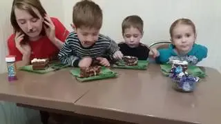 Челлендж торт от Fanny Family