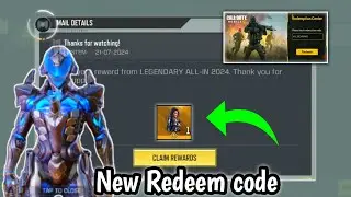 codm Working Redeem code Garena 2024 | codm Redeem code Today 2024 | Call of duty Mobile Redeem code