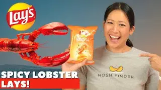 Snack Review Thai Spicy Lobster Seafood Flavor Lays chips ThaiSnax ✦NoshFinder✦