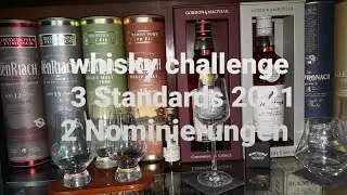 Whisky Challenge 3 Standards 2021 und 2 Nominierungen