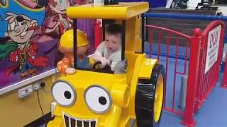 Thomas goes to Holmside Park the fun indoor bouncy castle playground!