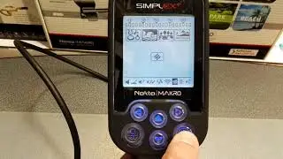 Presentazione control box del metaldetector Nokta Makro Simplex +