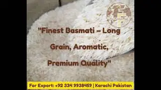 🌾 Premium Pakistani Rice, Delivered Globally 🌍