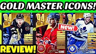 NHL 21 HUT NEW GOLD MASTER ICONS CARD REVIEW! | 94 OVERALL NASLUND, OLCZYK & CARBONNEAU!