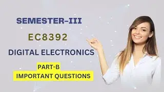 EC8392 Digital electronics Anna University important questions | 3rd semester
