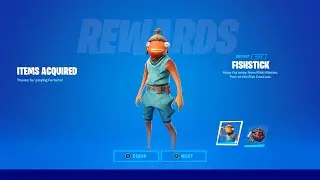 Buying The FISHSTICK Skin in Fortnite!