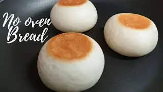 NO OVEN BREAD |NO OVEN BUNS l FRYING PAN BREAD |  Pinoy juicy bites