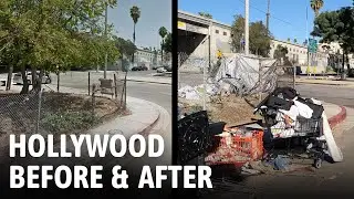 Hollywood's Skid Row | Trash, Tent City, Homeless