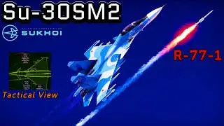 Su-30SM2 with Tactical View  BVR l War Thunder