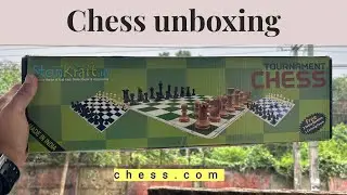 Stonecraft chess unboxing | Tournament chess | Saturday vlog-4