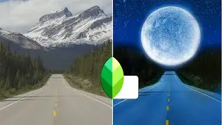 Snapseed  photo Editing tutorial Amazing Blue Moon Night