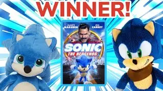 Sonic The Hedgehog Movie Giveaway WINNER!!!