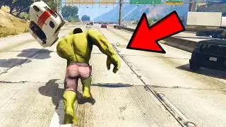 HULK TEACHES HOW TO AVOID TRAFFIC JAMS 🤣 #shorts (VeryNuclear GTA 5/GTA V)