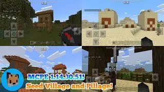 Minecraft PE 1.14.30.51 new update - mcpe 1.14.30.51 Seed Village and Pillage!
