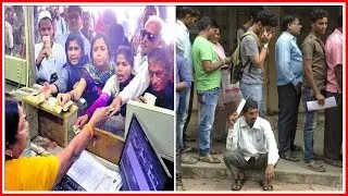 No End To Common Man's Cash Crunch ; Banks Reopen After 3 Day Holiday