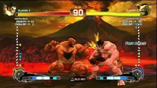 omitsubou [E. Honda] vs. junkun1979 [Zangief] | PS3 SSF4 Arcade Edition
