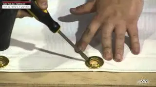 Как снять люверс с ткани