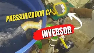 INSTALAÇÃO, PROGRAMAÇÃO DE BOMBA PRESSURIZADORA COM INVERSOR DE FREQUENCIA