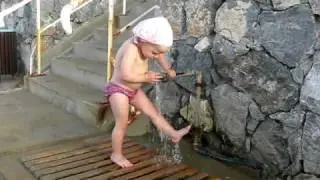 Josephine voeten wassen