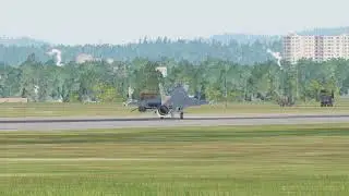 Digital Combat Simulator F16 LANDING