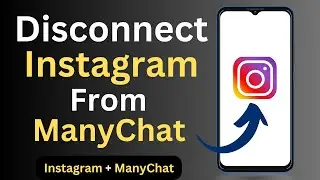 how to disconnect instagram account with manychat | how to remove instagram account with manychat