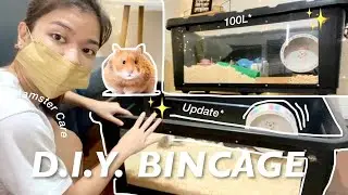DIY HAMSTER BINCAGE