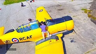 Flight Chops HOOKED ME UP with a T-6 Texan - Flight VLOG