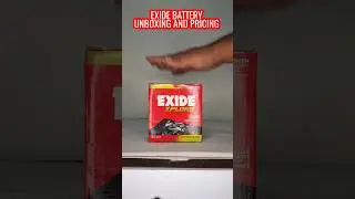 HONDA ACTIVA EXIDE BATTERY UNBOXING ASMR #SHORTS #exidebattery #automobile #asmr #bike