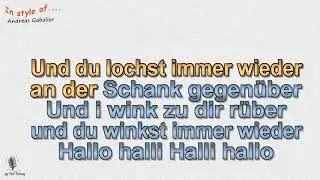 Andreas Gabalier  - Hallihallo - Cover