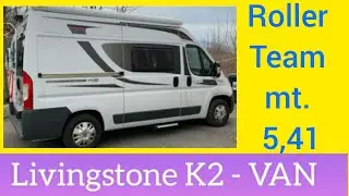 Livingstone K2  furgone  Roller Team - Letto matrimoniale in coda -  4 posti marcia - 2 posti letto