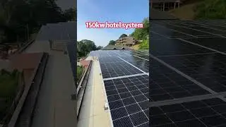 150kw hotel system #Solar panels#solar #backuppower
