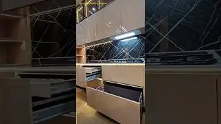 Premium Luxury Modular kitchen German brand Fitting #modularkitchen#piramalrevanta#oberoirealtyenigm
