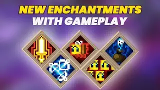 All New ENCHANTMENTS in Minecraft Dungeons Creeping Winter DLC with Gameplay