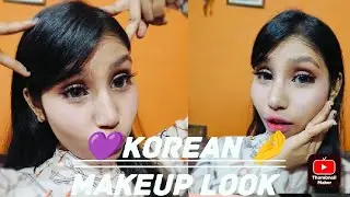 Korean makeup look tutorial ♥️#viral #makeup products Link in description 👇👇 like and subscribe 