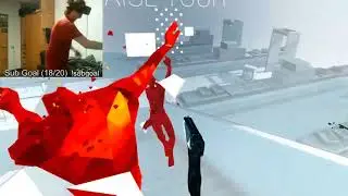 [PB] Airport in 10.75 secs (Real Time) - SUPERHOT VR Individual Level Speedrun