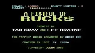 Commodore 64: A Fi$tful of Buck$ game ending by Ocean Software