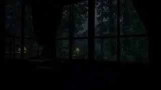 Soft Rain at the Edge of Sleep | Late Night Window Ambience for Deep Rest, Quiet Thoughts & Calm