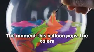 &ldquo;Color Explosion Balloon Pop ASMR | Slow Motion Satisfaction&rdquo;