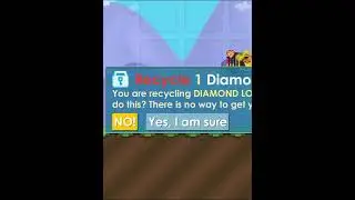 Recycling a Diamond Lock! | Growtopia Shorts