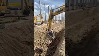 СТРОИЛИ НОВЫЙ СКЛАД WILDBERRIES 🏗️ #мирспецтехникиспб #music #excavator #экскаватор #construction