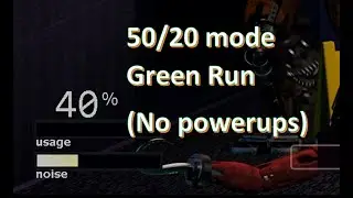 50/20 green run, 40% remaining, no powerups | UCN