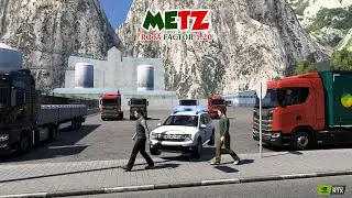 Metz in ETS2 v1.55 | Ultra Setting | Rota Factor 1.20 | Euro Truck Simulator 2 | No Commentary