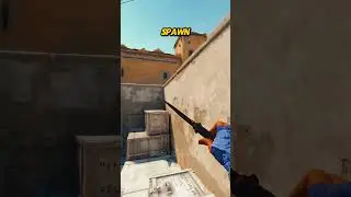 КАК БЫСТРЕЕ ПРОЙТИ ДЛИННЫЕ ДВЕРИ В DUST 2 #shorts #cs2