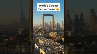 Dubai Frame: Old Dubai vs New Dubai #travel #explore #dubai