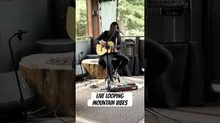 Live looping on the mountain #tesoromusic #dittolooper #cordobaguitars