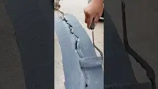 Oddly Satisfying Crack Repair Method! #shorts